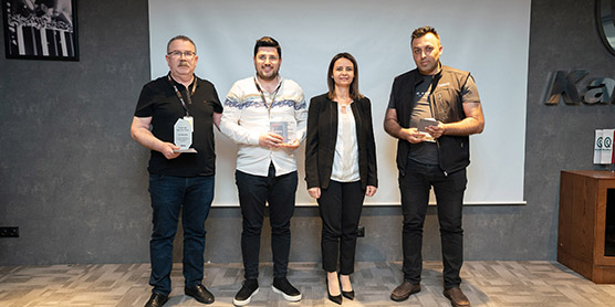 We held the Trainer Award Ceremony.